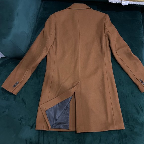 Zara Italian Wool blend Coat Size M Blogger Favorite - Picture 5 of 9